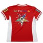 ORDER OF THE EASTER STAR SORORITY FOOTBALL JERSEY RED SEQUIN FOOTBALL JERSEY