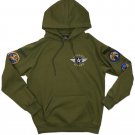TUSKEGEE AIRMAN RED TAILS  Hoodie Jacket USA AIR FORCE Pullover Hoody Jacket