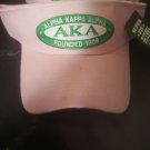 ALPHA KAPPA ALPHA SORORITY PINK SUN VISOR  HAT SORORITY IVY LEAF HAT 1908 #3