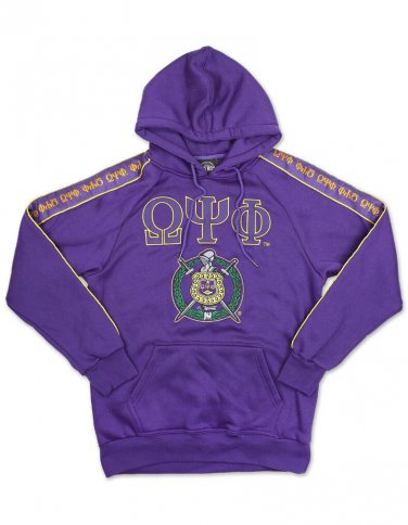 OMEGA PSI PHI FRATERNITY PULLOVER HOODIE DIVINE 9 HOODIE Q DOG 1911