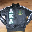 Alpha Kappa Alpha Sorority Fleece Track Jacket 1908 AKA IVY LEAF Howard