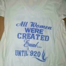 ZETA PHI BETA SORORITY T-SHIRT WHITE SHORT SLEEVE SORORITY  V NECK T-SHIRT