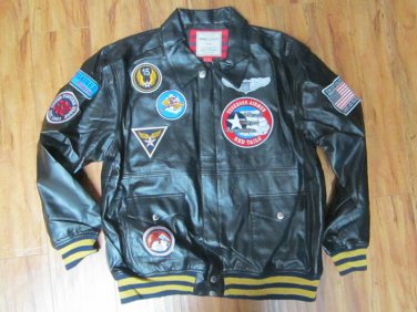 Tuskegee Airmen Red Tails Jacket US Air Force Red Tails 332nd Polyurethane Coat