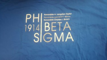 PHI BETA SIGMA FRATERNITY T-SHIRT 1914 Phi Beta Sigma Fraternity T-shirt #1