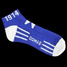 PHI BETA SIGMA FRATERNITY ANKLE SOCK MENS FRATERNITY ANKLE SOCKS SZ 8-12