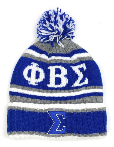 PHI BETA SIGMA FRATERNITY BEANIE FRATERNITY SKULL CAP SKI BALL BEANIE 1914