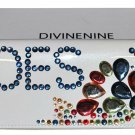 ORDER OF THE  EASTERN STAR CHECKBOOK CLUTCH WALLET WHITE RHINESTONE   CLUTCH