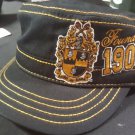 ALPHA PHI ALPHA  FRATERNITY CADET HAT CAP 1906 BASEBALL HAT BLACK CAPTAINS CAP
