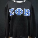 ZETA PHI BETA SORORITY Black Blue Crewneck sweatshirt 1920 HOWARD UNIVERSITY