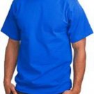 ROYAL BLUE SHORT SLEEVE T SHIRT MENS HEAVY WEIGHT CREW NECK T SHIRT  S-7X 6 PACK