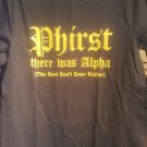 Alpha Phi Alpha Fraternity T-SHIRT Black  Alpha Phi Alpha PHIRST THERE WAS ALPHA