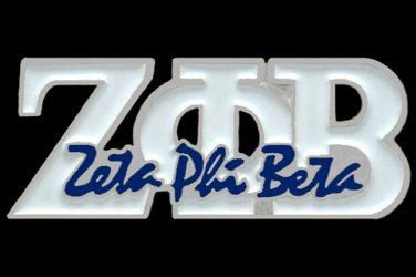 ZETA PHI BETA  Sorority Metal Lapel Pin 1920 #2