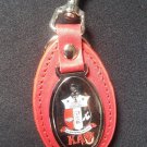 Kappa Alpha Psi Fraternity Leather Key Chain Keychain belt clip