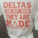 DELTA SIGMA THETA SORORITY SWEAT SHIRT CROP TOP