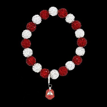 DELTA SIGMA THETA SORORITY BLING BRACELET