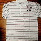 KAPPA ALPHA PSI FRATERNITY POLO SHIRT RED NUPE PHI NU PI PIN STRIPE POLO SHIRT