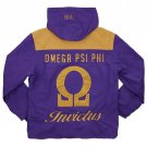 OMEGA PSI PHI FRATERNITY WINDBREAKER JACKET PURPLE GOLD OMEGA PSI PHI JACKET