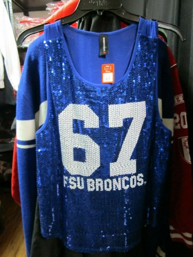 Fayetteville State University Broncos Womens HBCU Top Shirt Tank Medium