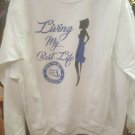 ZETA PHI BETA Sorority Sweatshirt Top Zeta Phi Beta Living my Best Life Top