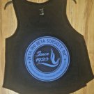 ZETA PHI BETA SORORITY BLACK TANK TOP T-SHIRT  1920 Z-PHI BLACK TANK TOP
