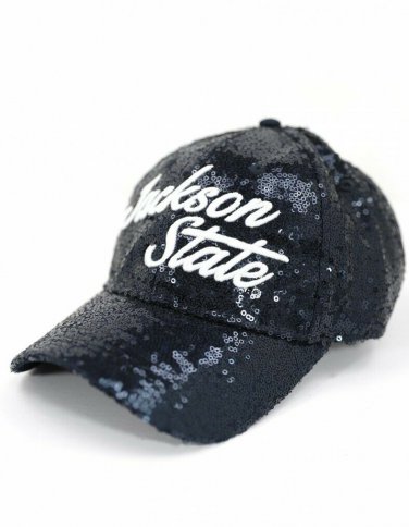 JACKSON STATE UNIVERSITY  Womens HBCU Sequin Baseball Cap