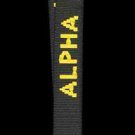 Alpha Phi Alpha Fraternity Black Gold Crest Lanyard