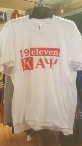 Kappa Alpha Psi Fraternity T-SHIRT White Nupe Short Sleeve T-shirt
