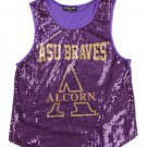 ALCORN STATE UNIVERSITY SEQUIN TANK TOP SHIRT HBCU  COLLEGE TANK TOP T-SHIRT