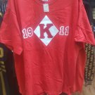 Kappa Alpha Psi Fraternity T-SHIRT Phi Nu Phi Short Sleeve Nupe T-shirt 1911 K