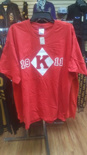 Kappa Alpha Psi Fraternity T-SHIRT Phi Nu Phi Short Sleeve Nupe T-shirt 1911 K