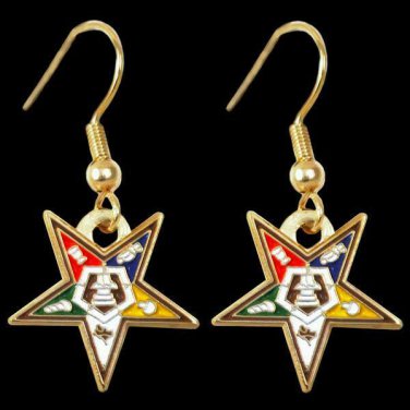 ORDER OF THE EASTERN STAR Earrings Masonic Earrings