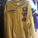 Omega Psi Phi Fraternity Jacket Q Dog Gold Race Jacket Coat 1911 SOBAT Q PSI PHI