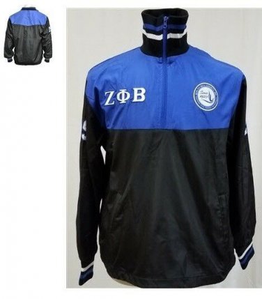Zeta Phi Beta Sorority Track Jacket Black Blue Z-PHI-B 1920 Track Jacket