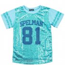 SPELMAN COLLEGE SEQUIN T-SHIRT HBCU COLLEGE TEE FOIL T-SHIRT