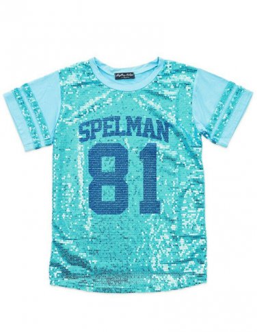 SPELMAN COLLEGE SEQUIN T-SHIRT HBCU COLLEGE TEE FOIL T-SHIRT