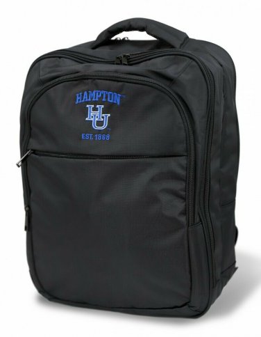 HAMPTON UNIVERSITY BACKPACK TRAVEL BAG HBCU BACK PACK TOTE