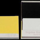 SIGMA GAMMA RHO Engrave Leather Business Card Holder Magnetic Closure