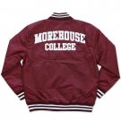 MOREHOUSE COLLEGE LETTERMAN JACKET HBCU BASEBALL JACKET MAROON TIGERS