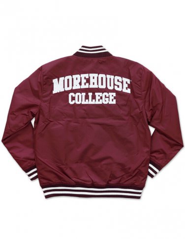 MOREHOUSE COLLEGE LETTERMAN JACKET HBCU BASEBALL JACKET MAROON TIGERS