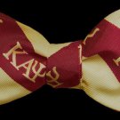 KAPPA ALPHA PSI Fraternity Bow Tie Self Tie Bow Tie 1911 Crimson and Creme tie