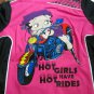 BETTY BOOP BIKER BABE JERSEY BUTTON DOWN BIKER BABE JERSEY XL