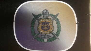 OMEGA PSI PHI FRATERNITY Mesh Cover Sunshade Car Rear Side Window Sun Shade