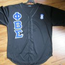 PHI BETA SIGMA FRATERNITY BASEBALL JERSEY 1914 BLACK BASEBALL JERSEY GOMAB