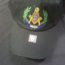Freemason Masonic Mason Fraternity baseball cap hat Masonic Dad Hat Black