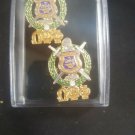Omega Psi Phi Fraternity Stainless Steel Cuff links Fancy Fraternity Cuff Links