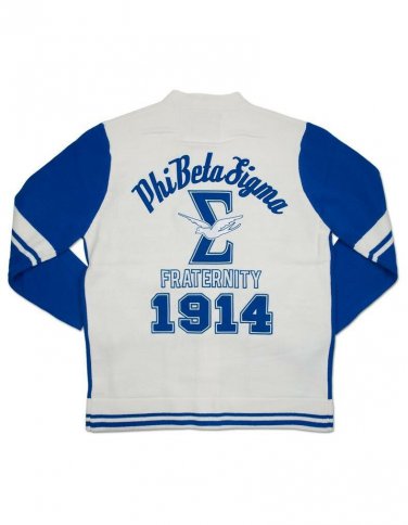 PHI BETA SIGMA FRATERNITY CARDIGAN SWEATER Heavy weight Sweater GOMAB 1914