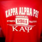 KAPPA ALPHA PSI FRATERNITY T-SHIRT RED KAPPA FRATERNITY POLYESTER T-SHIRT