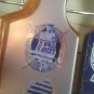 Omega Psi Phi Fraternity wood mirror paddle Q-dog Fraternity wall paddle plaque