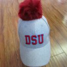 Delaware State University Pom Pom Hat HBCU Baseball Cap Hat DSU HORNETS