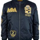 ALPHA PHI ALPHA Bomber Jacket Manley Deeds Brotherhood Fraternity Jacket
